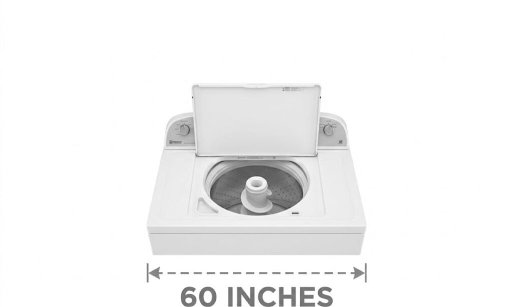 Washing Machine With Lid Open