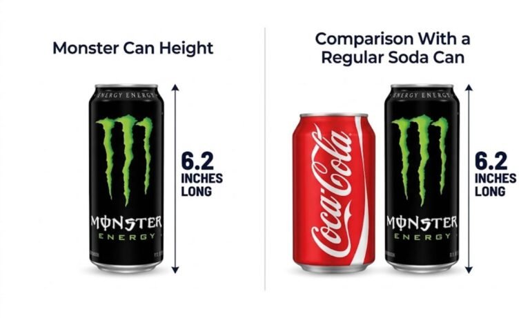 How Tall Is a Monster Can