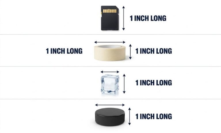 1 inch long