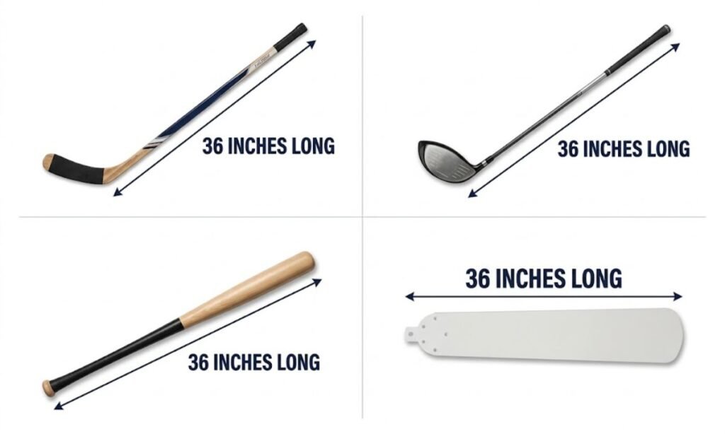 36 Inches Long